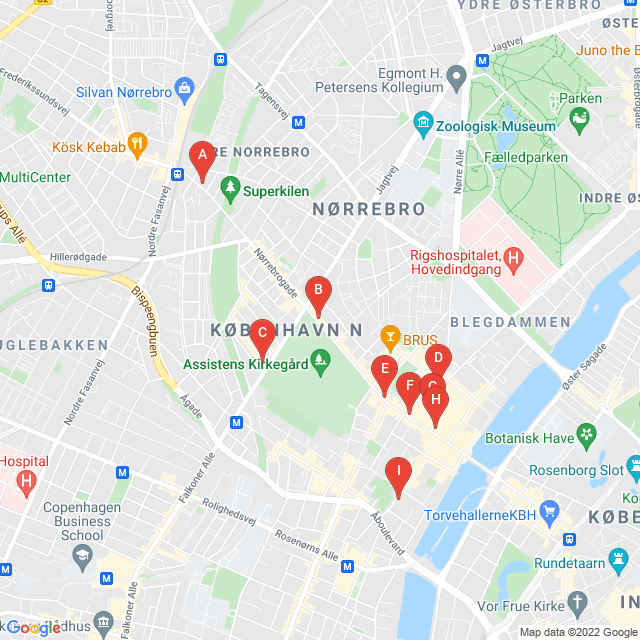 Genbrugsbutikker i København N