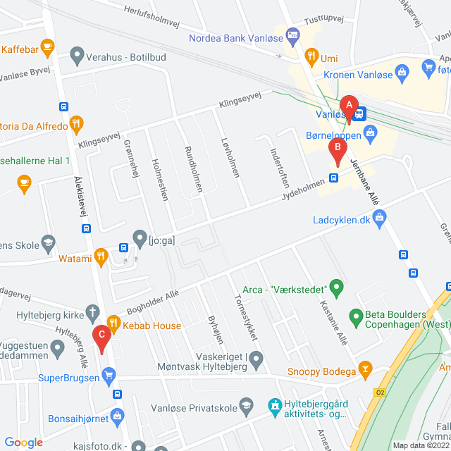 Genbrugsbutikker i Vanløse