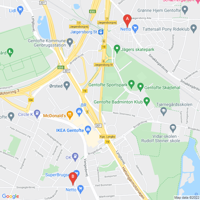Genbrugsbutikker i Gentofte