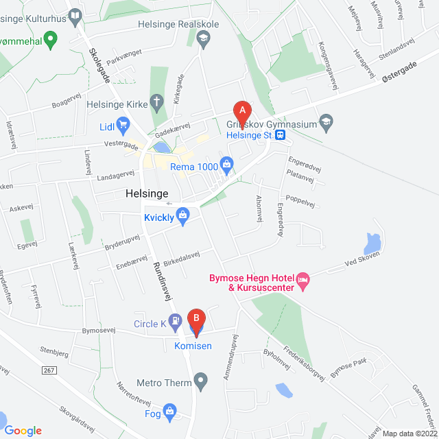 Genbrugsbutikker i Helsinge