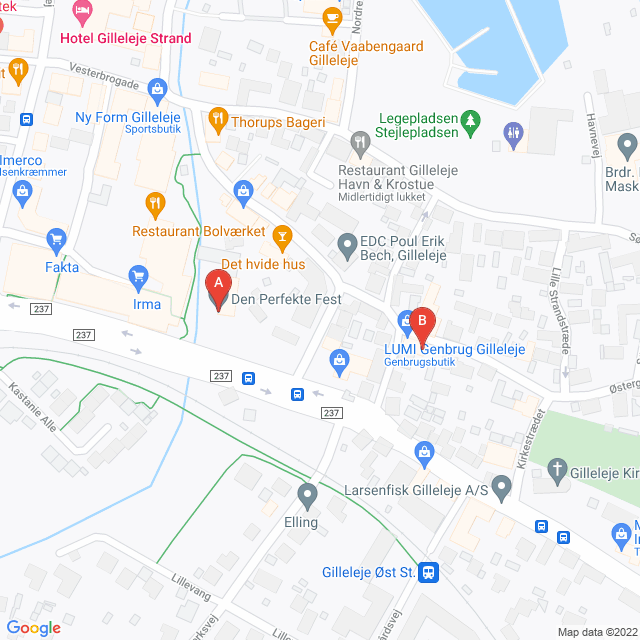 Genbrugsbutikker i Gilleleje