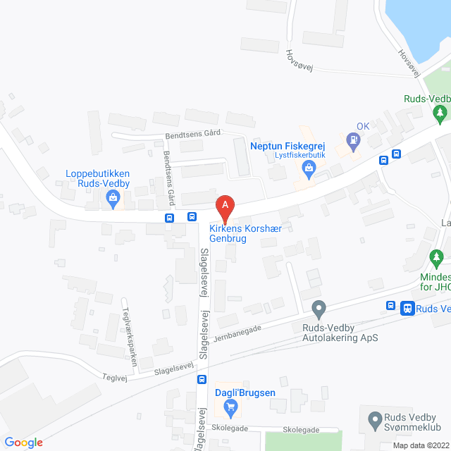 Genbrugsbutikker i Ruds Vedby