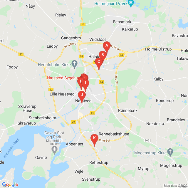 Genbrugsbutikker i Næstved
