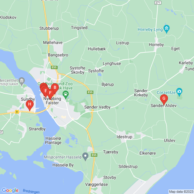 Genbrugsbutikker i Nykøbing F