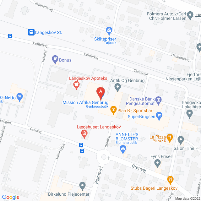 Genbrugsbutikker i Langeskov