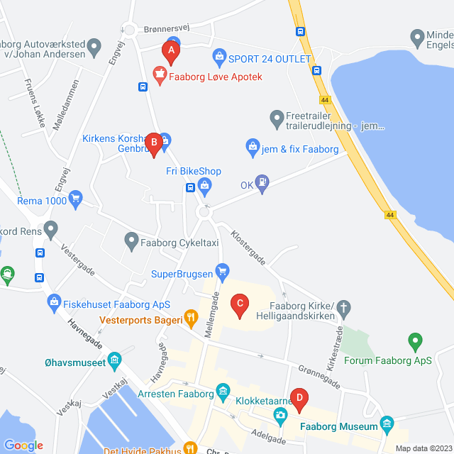 Genbrugsbutikker i Faaborg