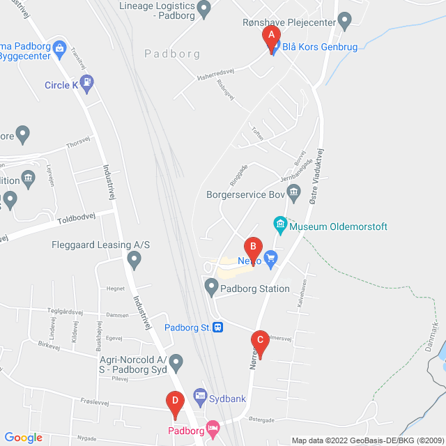 Genbrugsbutikker i Padborg