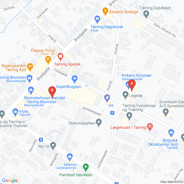 Genbrugsbutikker i Tørring