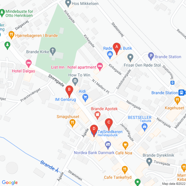 Genbrugsbutikker i Brande