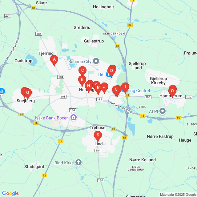 Genbrugsbutikker i Herning