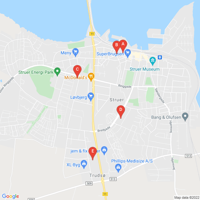 Genbrugsbutikker i Struer