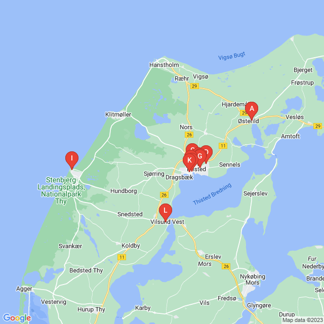 Genbrugsbutikker i Thisted