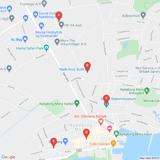 Genbrugsbutikker i Nykøbing M