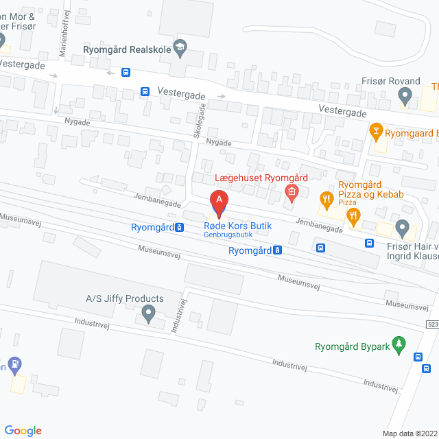 Genbrugsbutikker i Ryomgård