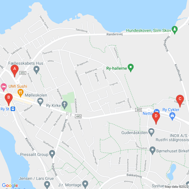 Genbrugsbutikker i Ry