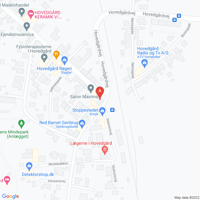 Genbrugsbutikker i Hovedgård