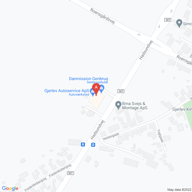 Genbrugsbutikker i Gjerlev J