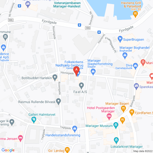 Genbrugsbutikker i Mariager