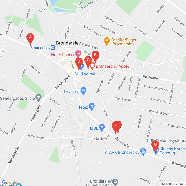 Genbrugsbutikker i Brønderslev