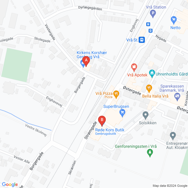 Genbrugsbutikker i Vrå